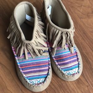 Bohemian Style Moccasin Slippers